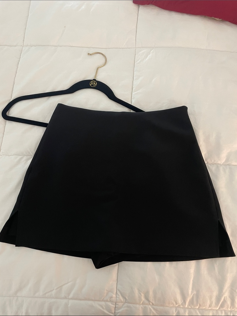 Express Black Women's Skort with Subtle Slits